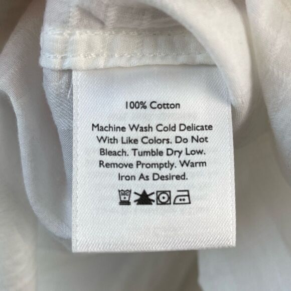 Eddie Bauer Quarter Button Down Tunic Top Size L EUC - Picture 7 of 7